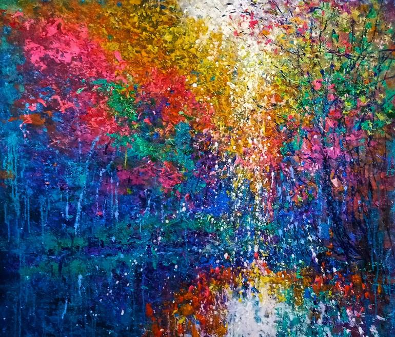 AUTUMN RHAPSODY Painting by Andrés Rueda | Saatchi Art