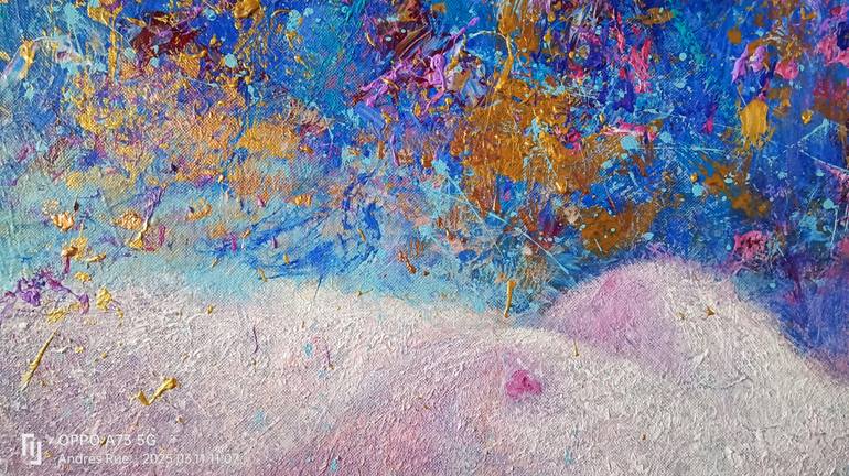 Original Abstract Expressionism Erotic Painting by Andrés Rueda