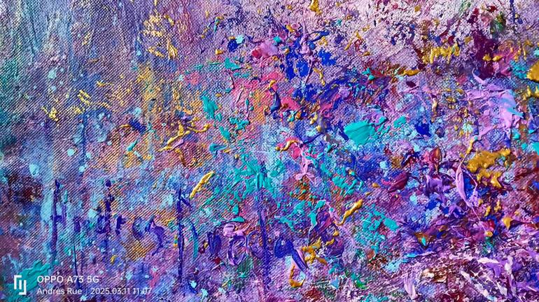 Original Abstract Expressionism Erotic Painting by Andrés Rueda