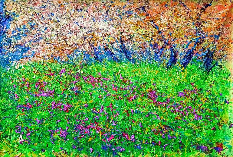 Print of Abstract Expressionism Landscape Paintings by Andrés Rueda