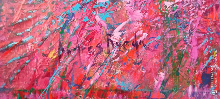 Original Abstract Expressionism Abstract Painting by Andrés Rueda