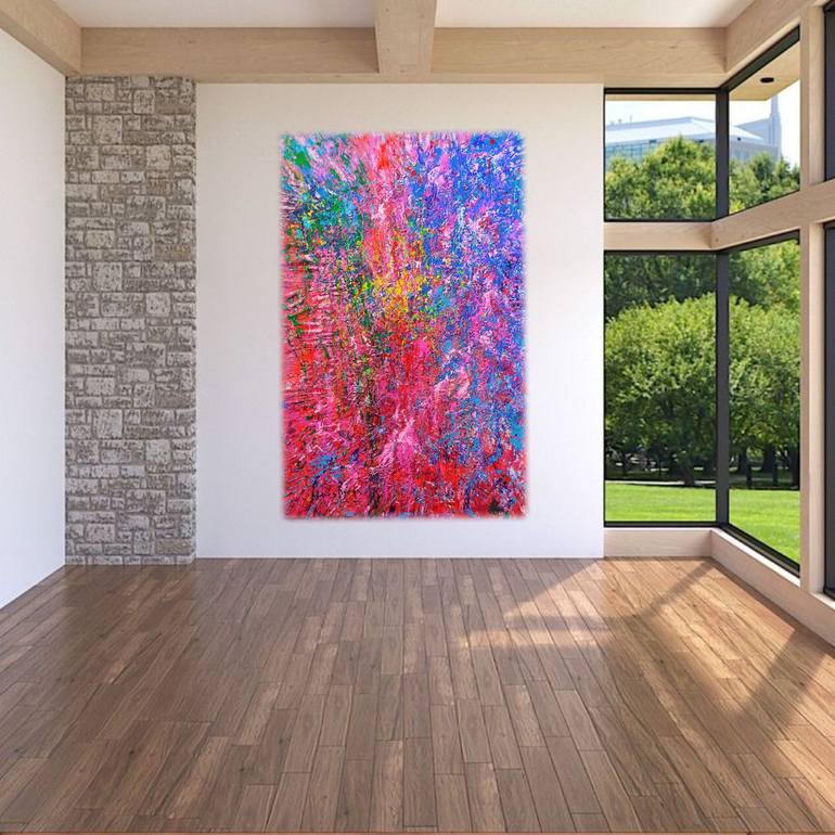 Original Abstract Expressionism Abstract Painting by Andrés Rueda