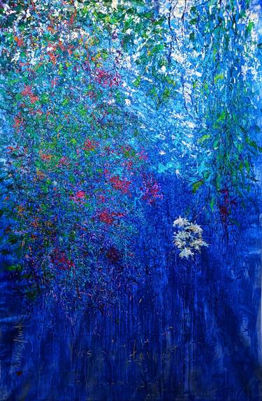 Original Expressionism Garden Paintings by Andrés Rueda