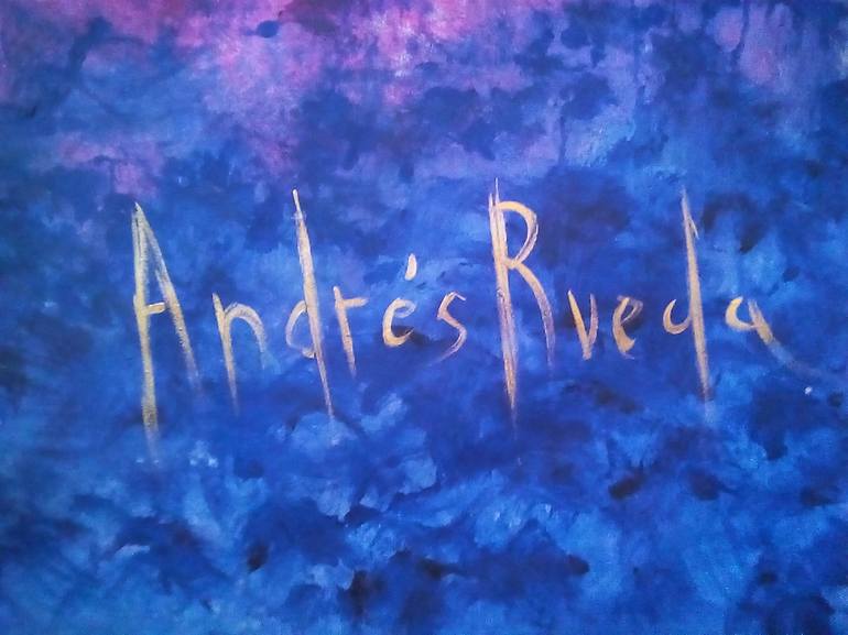 Original Impressionism Floral Painting by Andrés Rueda