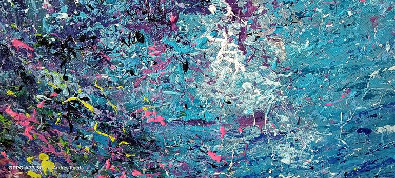 Original Abstract Expressionism Nature Painting by Andrés Rueda