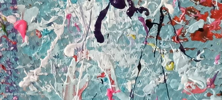 Original Abstract Expressionism Nature Painting by Andrés Rueda