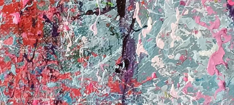 Original Abstract Expressionism Nature Painting by Andrés Rueda