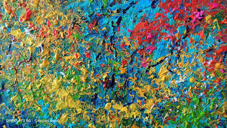 Original Expressionism Landscape Painting by Andrés Rueda