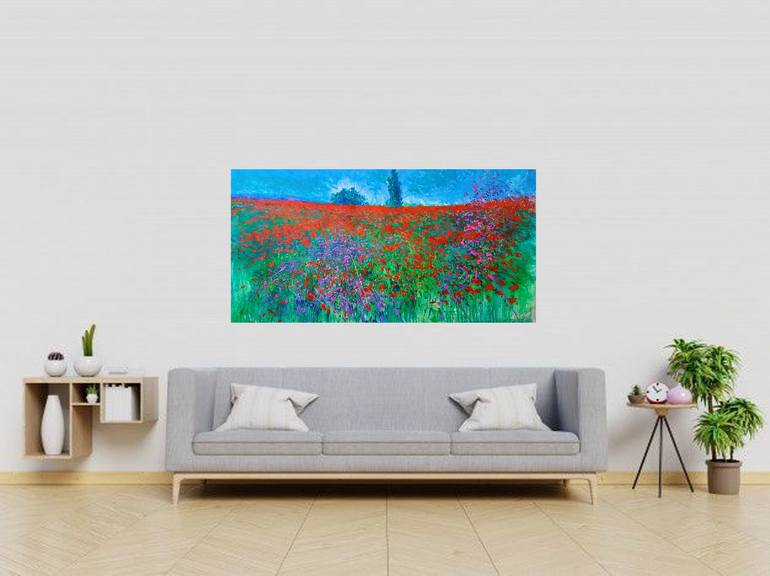 Original Expressionism Landscape Painting by Andrés Rueda