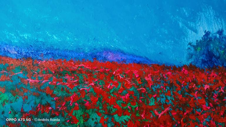 Original Expressionism Landscape Painting by Andrés Rueda