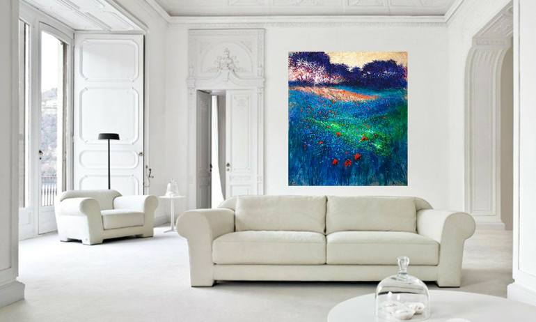 Original Impressionism Landscape Painting by Andrés Rueda