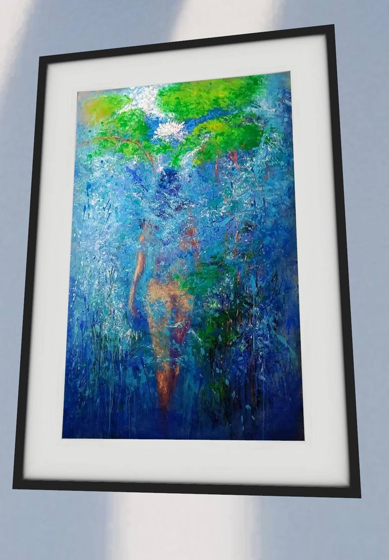 Original Abstract Landscape Painting by Andrés Rueda