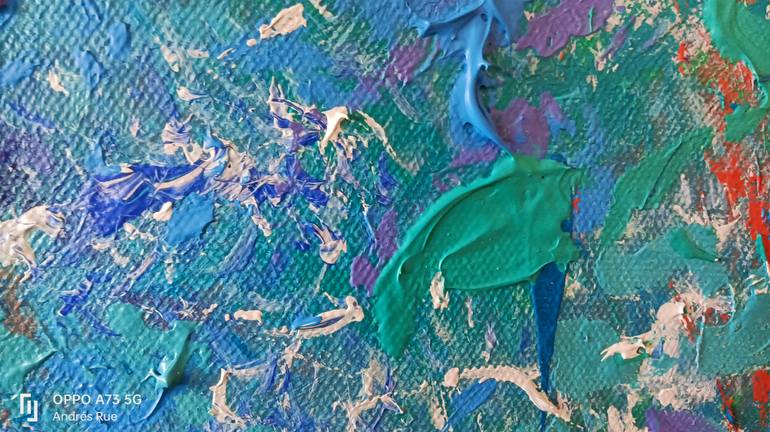 Original Abstract Landscape Painting by Andrés Rueda