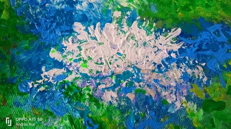 Original Abstract Landscape Painting by Andrés Rueda