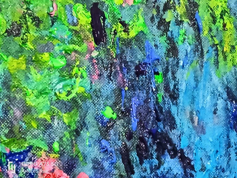 Original Expressionism Landscape Painting by Andrés Rueda