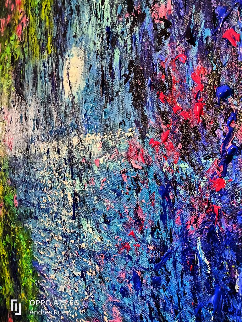 Original Expressionism Landscape Painting by Andrés Rueda