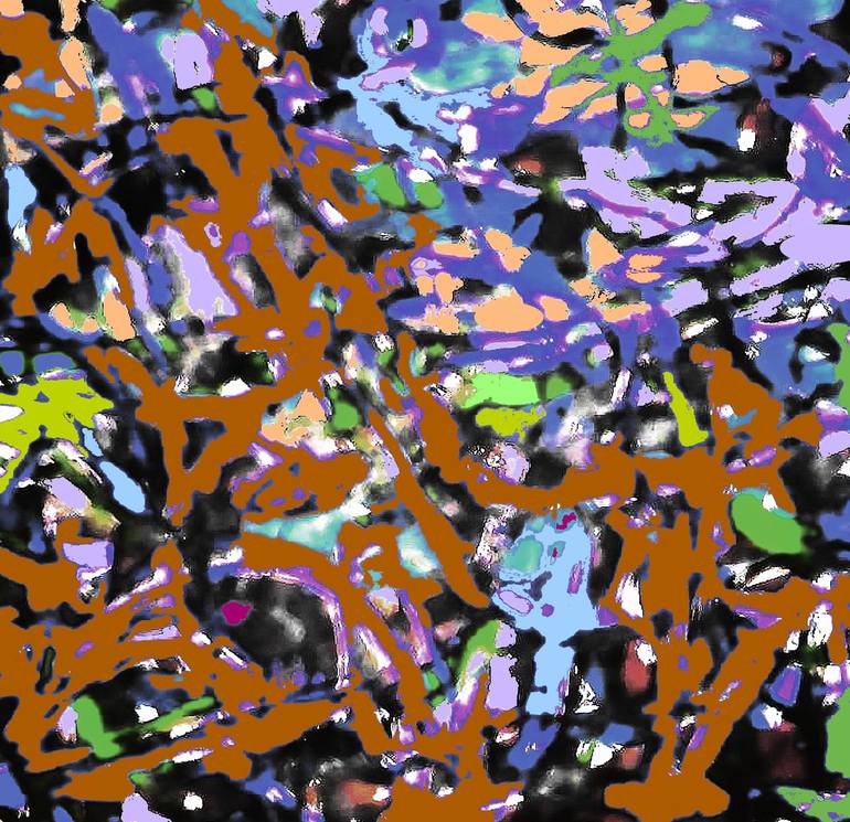 Original Abstract Expressionism Abstract Digital by Peter Jalesh