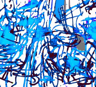 Original Abstract Expressionism Abstract Digital by Peter Jalesh