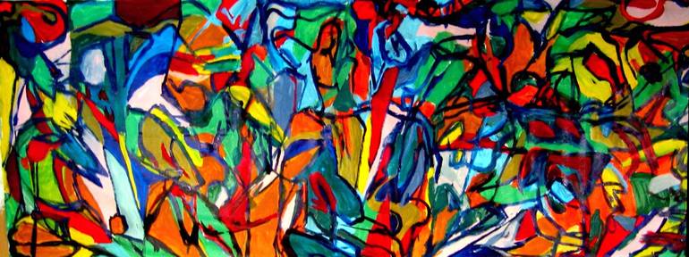 Original Abstract Painting by Peter Jalesh