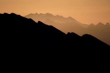 Saatchi Art Artist Luca Fontana; Photography, “Monte Rosa Silhouette - Limited Edition of 1” #art