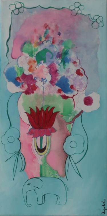 Print of Floral Paintings by Sonja Bela