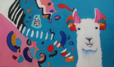 Original Abstract Animal Paintings by Sonja Bela