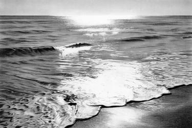 Print of Beach Drawings by Toby Carr