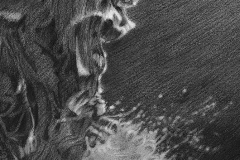 Original Illustration Beach Drawing by Toby Carr