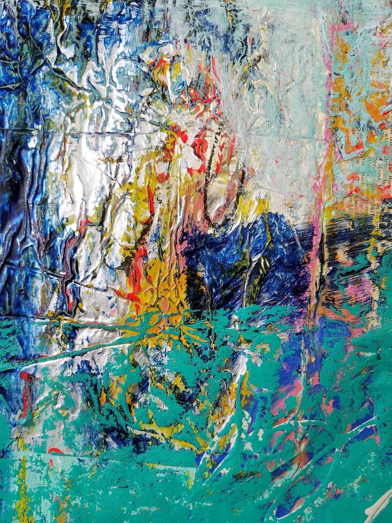 Original Abstract Expressionism Abstract Painting by Toby Penney