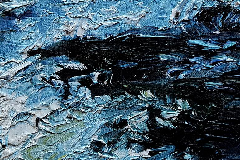 Original Abstract Landscape Painting by Ziyi Liu