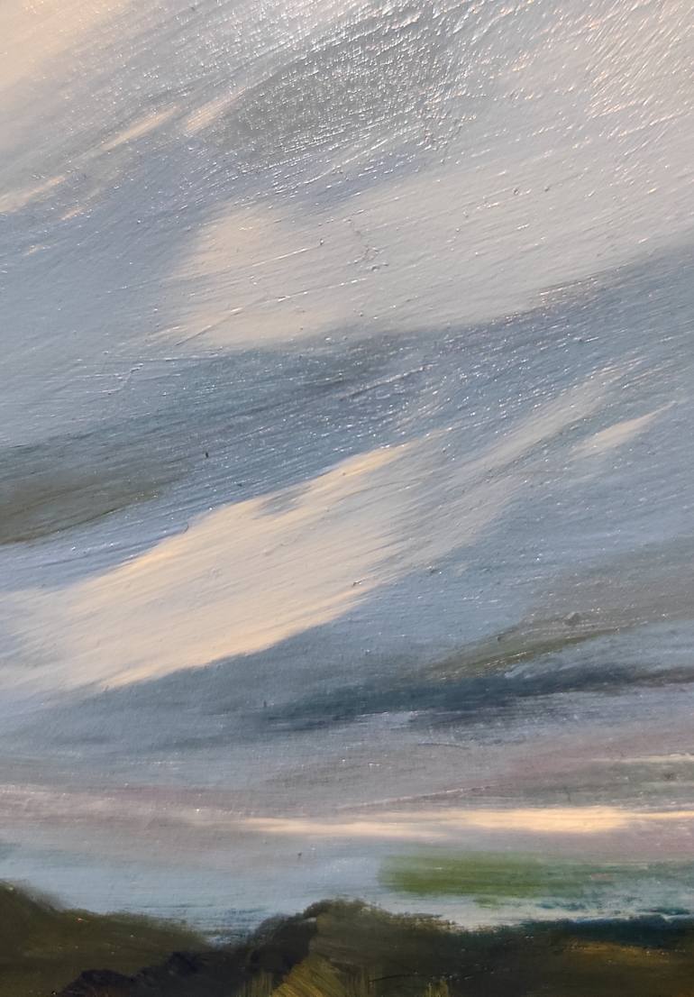 Original Abstract Expressionism Landscape Painting by Olga Scheglova