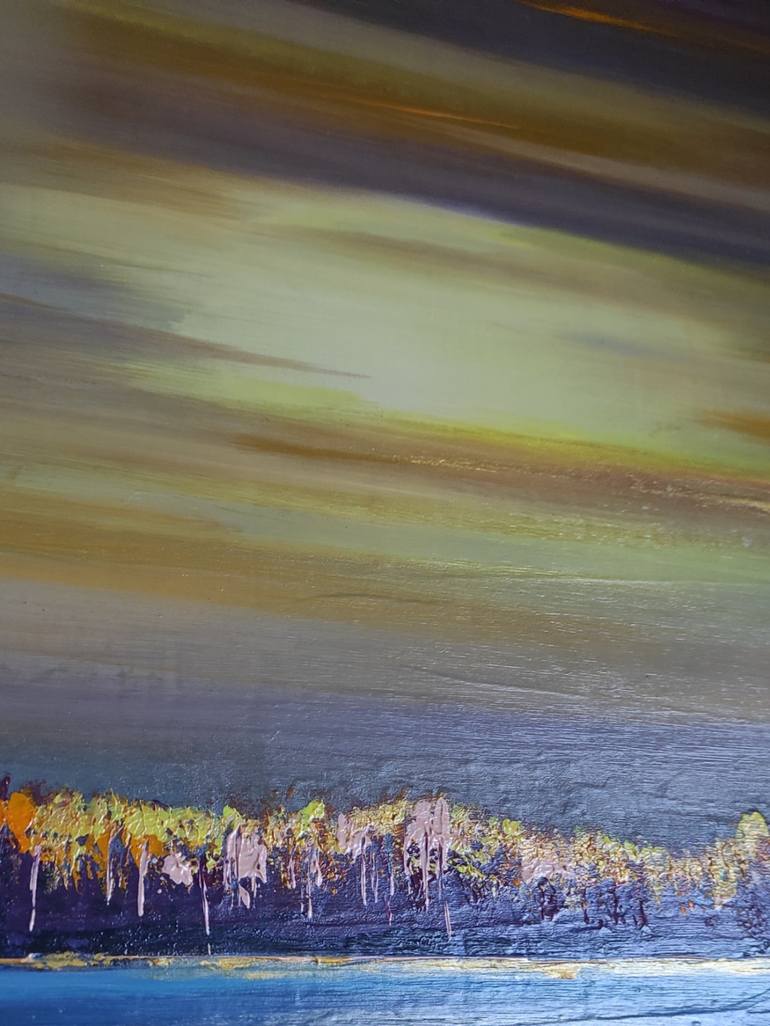 Original Contemporary Seascape Painting by Olga Scheglova