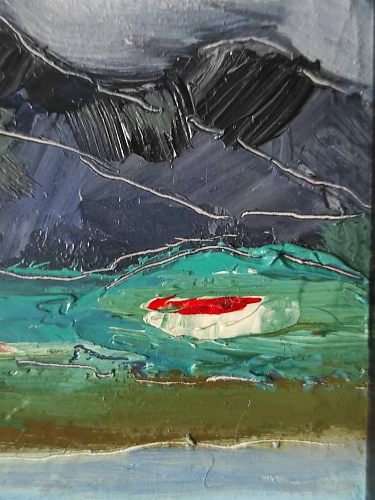 Original Contemporary Seascape Painting by Olga Scheglova