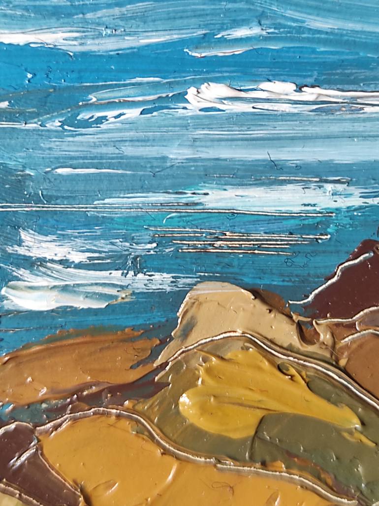 Original Contemporary Seascape Painting by Olga Scheglova