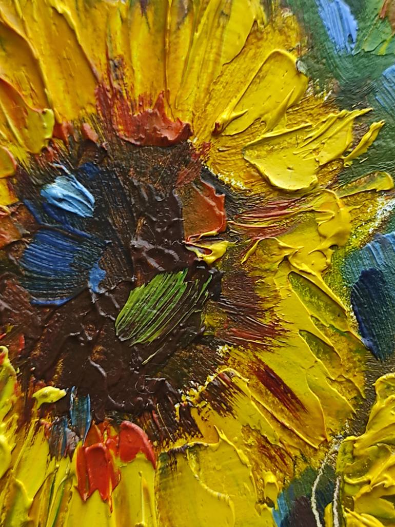 Original Contemporary Floral Painting by Olga Scheglova
