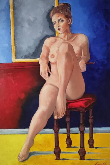 Original Contemporary Nude Paintings by Olga Scheglova