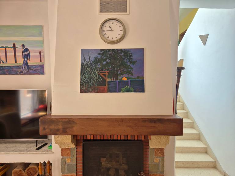 Original Impressionism Landscape Painting by Shlomit Aharonovitch