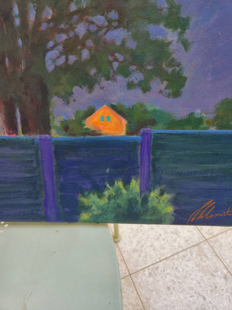 Original Impressionism Landscape Painting by Shlomit Aharonovitch