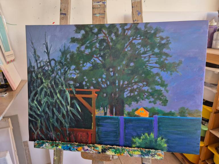 Original Impressionism Landscape Painting by Shlomit Aharonovitch