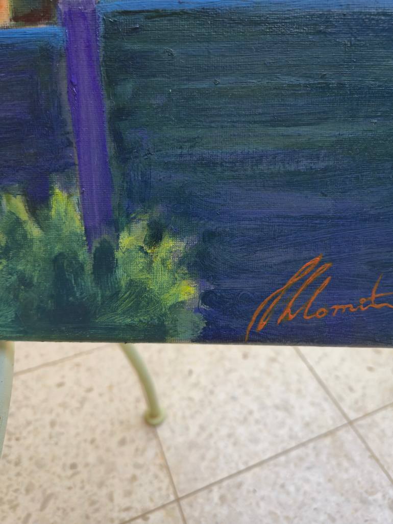 Original Impressionism Landscape Painting by Shlomit Aharonovitch