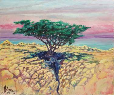 Original Impressionism Landscape Paintings by Shlomit Aharonovitch