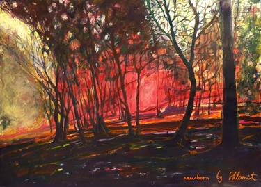 Original Fine Art Landscape Paintings by Shlomit Aharonovitch