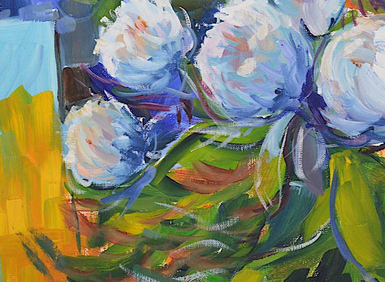 Original Impressionism Floral Painting by Patrick Marie