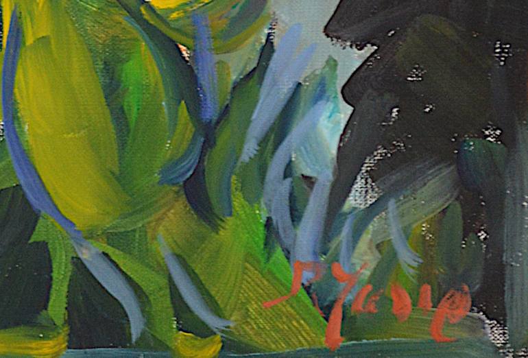 Original Impressionism Floral Painting by Patrick Marie