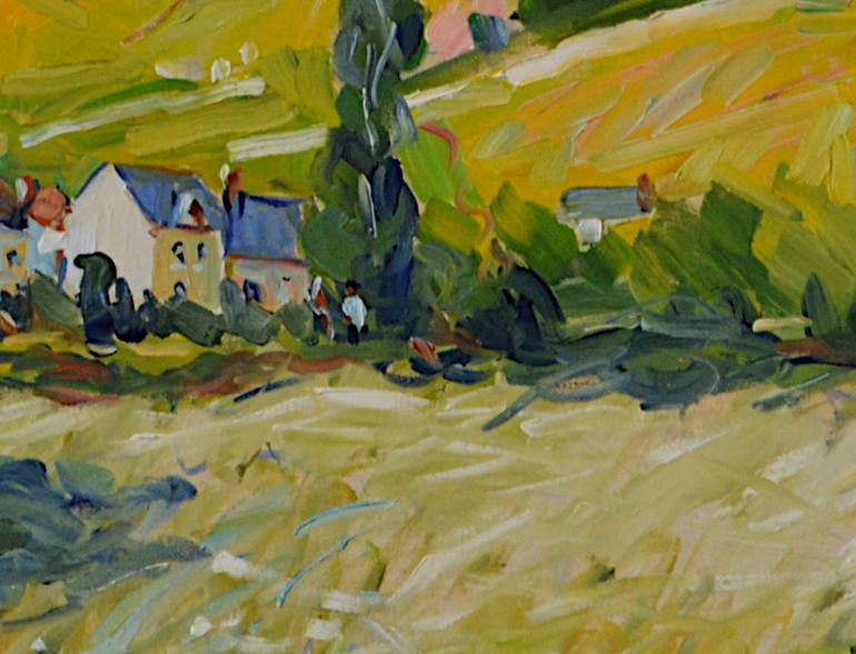 Original Impressionism Landscape Painting by Patrick Marie