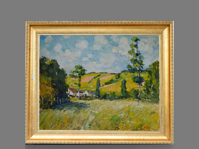 Original Impressionism Landscape Painting by Patrick Marie