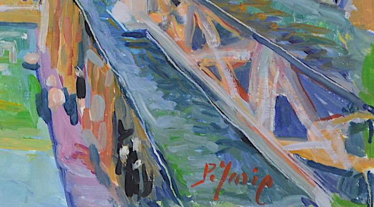 Original Other Cities Painting by Patrick Marie