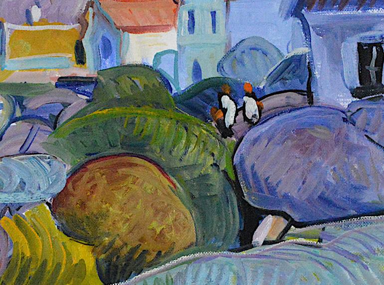 Original Impressionism Landscape Painting by Patrick Marie