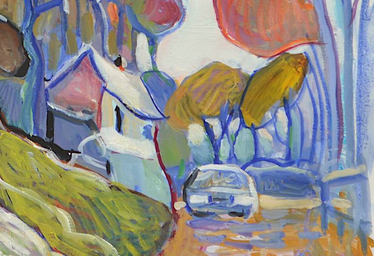 Original Impressionism Landscape Painting by Patrick Marie