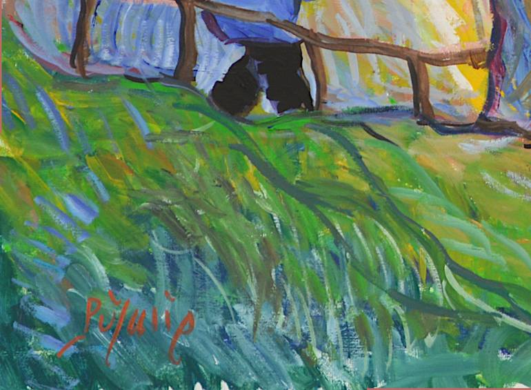 Original Impressionism Landscape Painting by Patrick Marie